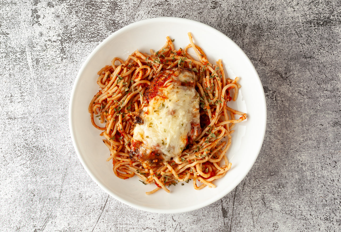 Chicken Parmesan with Spaghetti