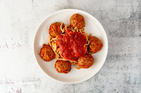 Chicken Meatballs and Pasta